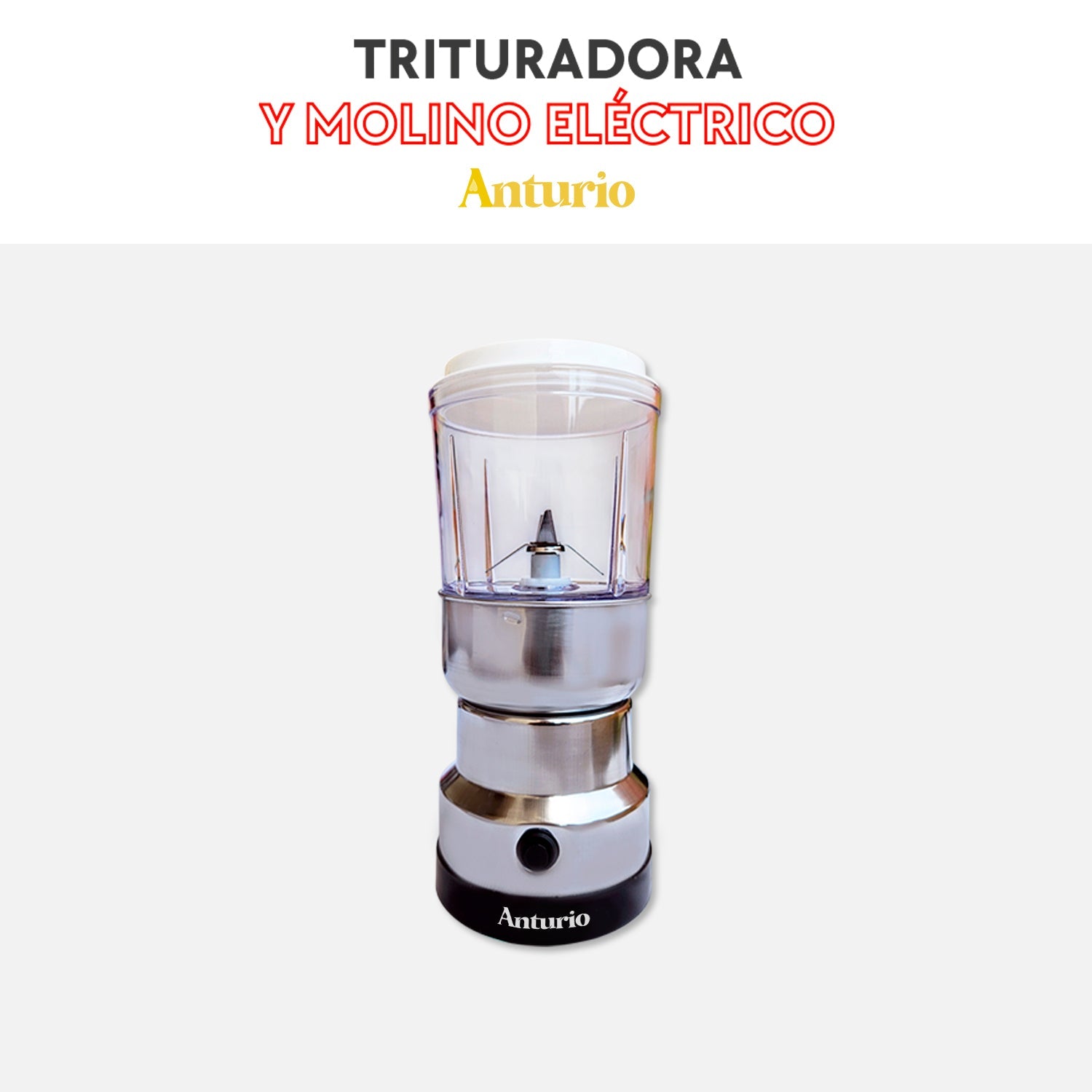Anturio - Trituradora y molino eléctrico + Envío Gratis y Regalo 🎁